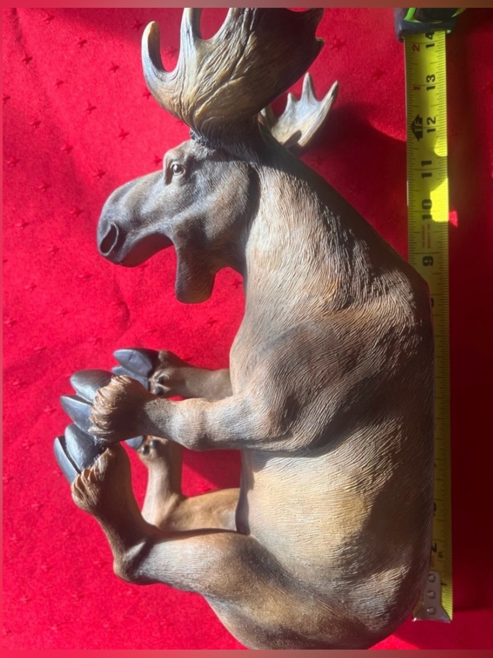 Brown Moose Figurine -Wine Bottle holder